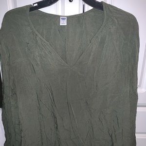 green blouse